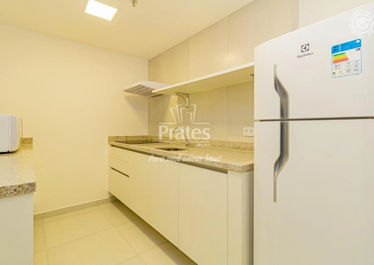 One-bedroom apartment with a washing machine in Curitiba — photo 32