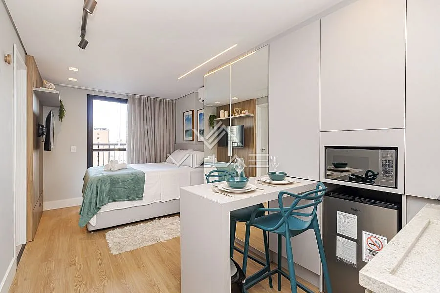 Furnished studio 28 m² with 1 bedroom and 1 bathroom — photo 12