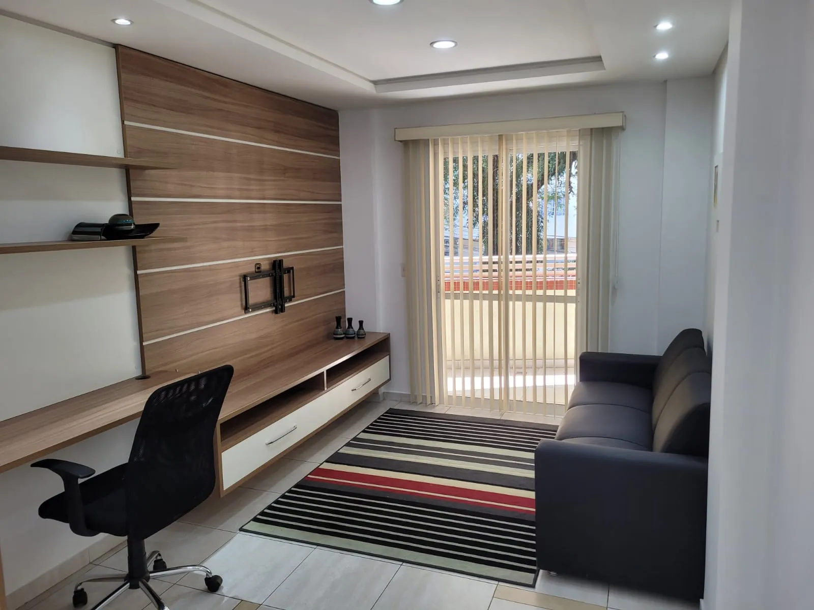 Furnished 45 m² apartment with 1 bedroom and balcony