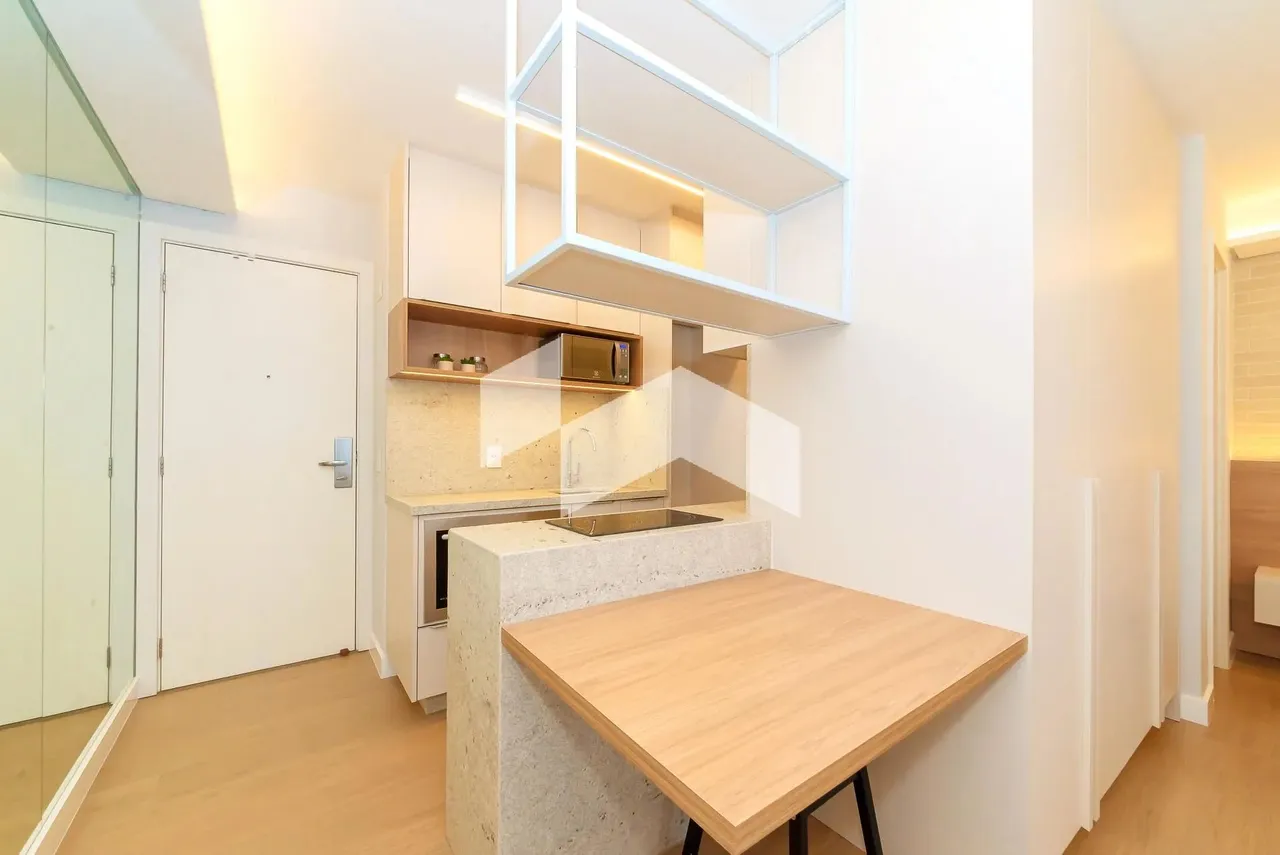 1-bedroom apartment with open-plan kitchen and 34 m² — photo 16