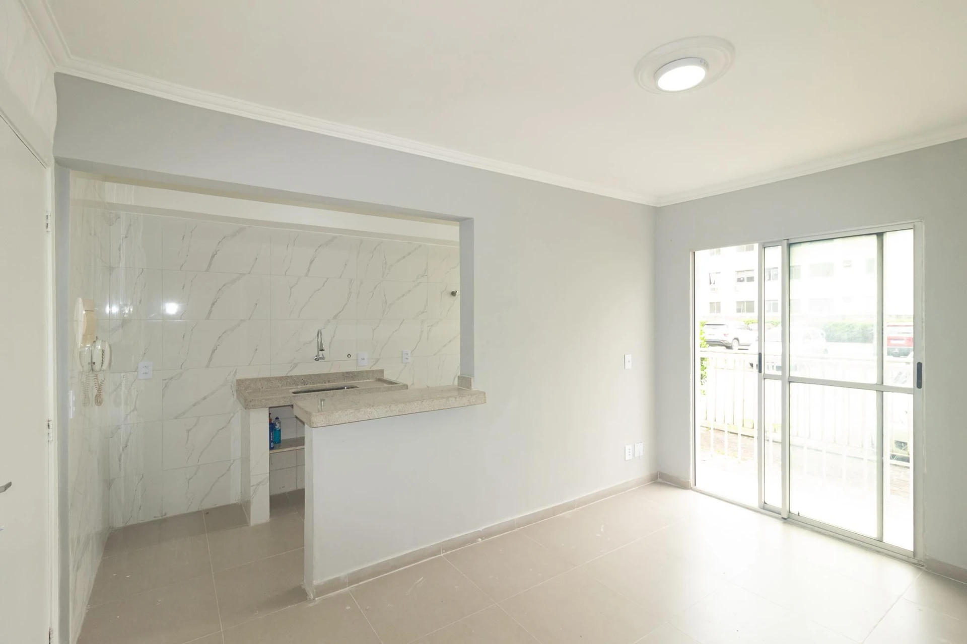 1 quarto e closet: apartamento de 44 m²