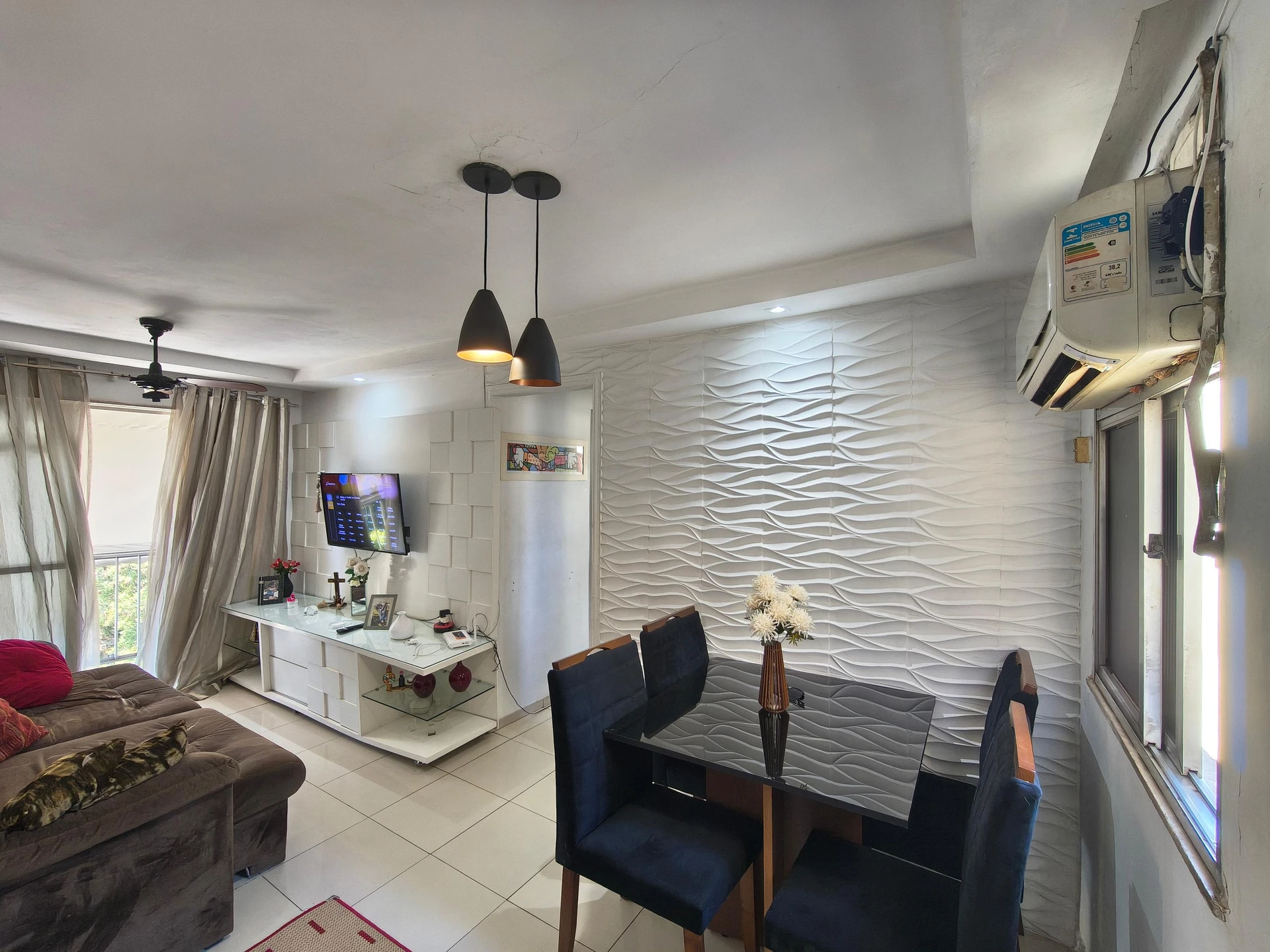 Furnished 2-bedroom apartment with 1 bathroom — photo 6