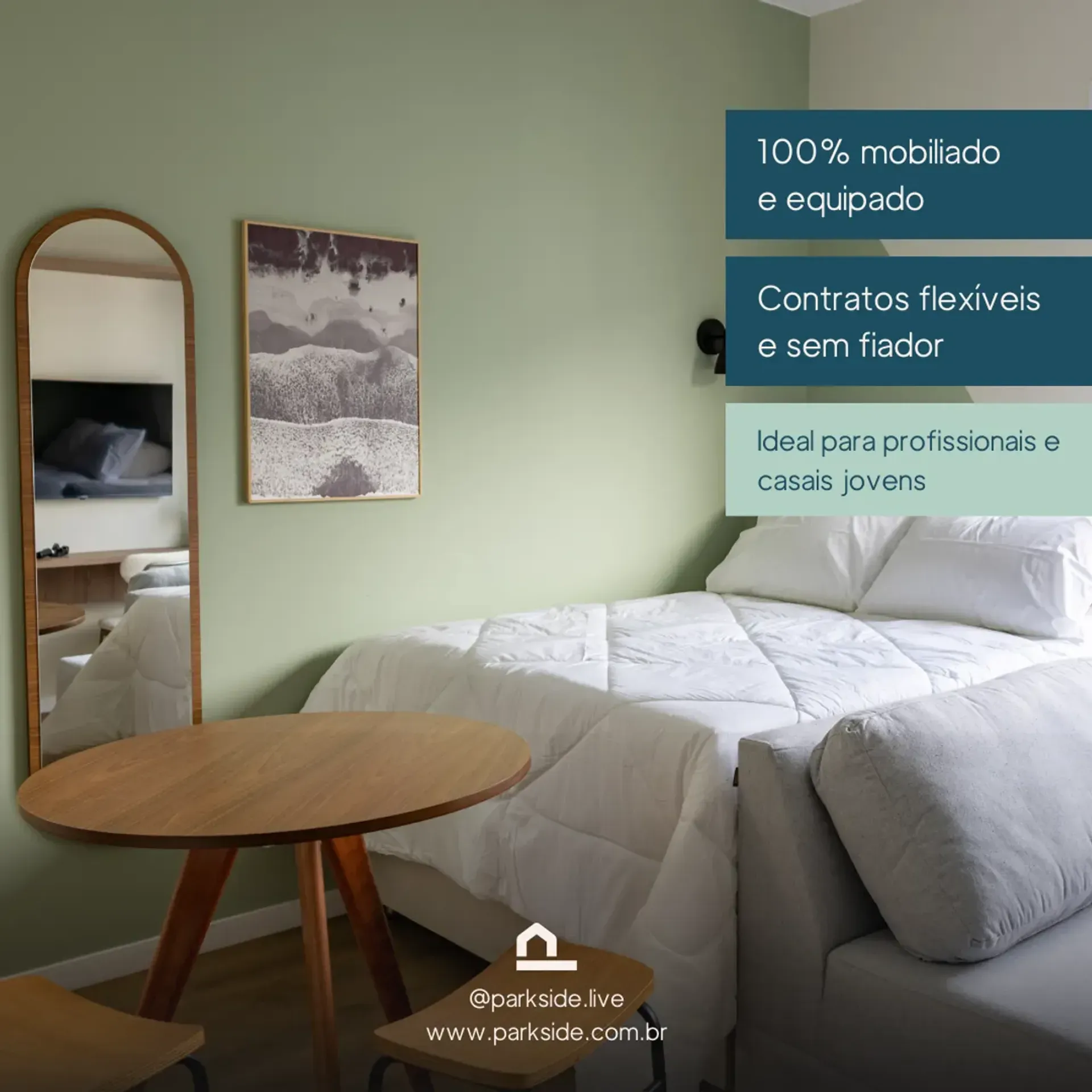 Пральна машина та 1 спальня: квартира 19 м²