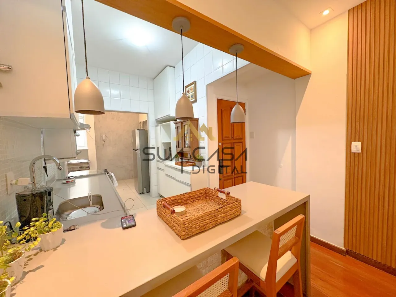 Furnished apartment with an open-plan gas kitchen — photo 2