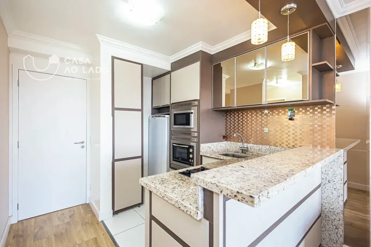 Wood or laminate floors in a one-bedroom apartment, 42 m² — photo 10