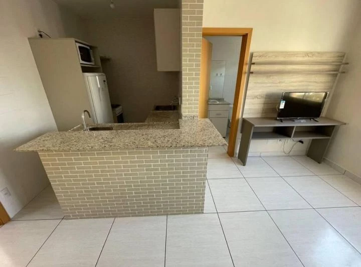 Apartamento mobiliado com cozinha compacta e forno — photo 3