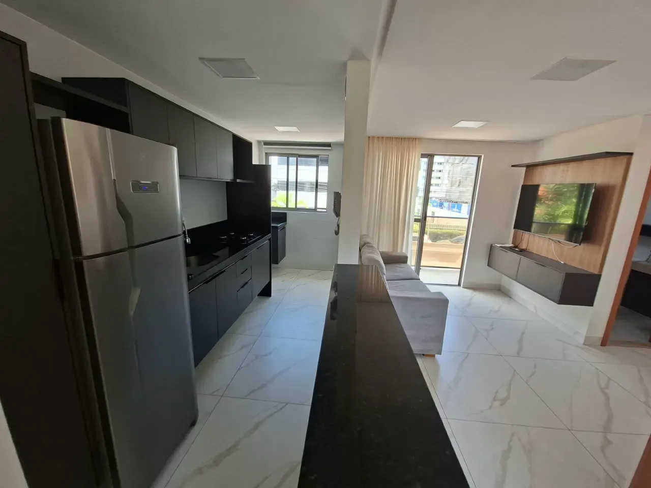 60 m² apartment with a home office and a private BBQ — photo 2