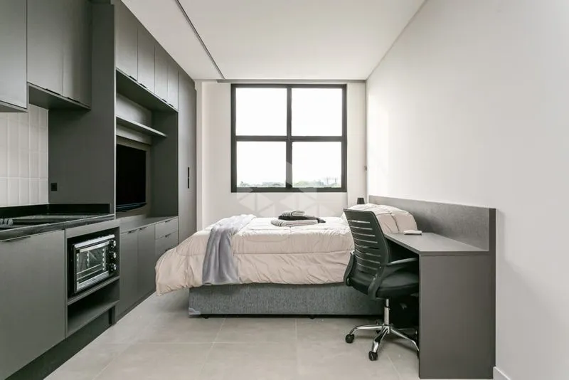 27 m² studio with a home office and a dryer — photo 3