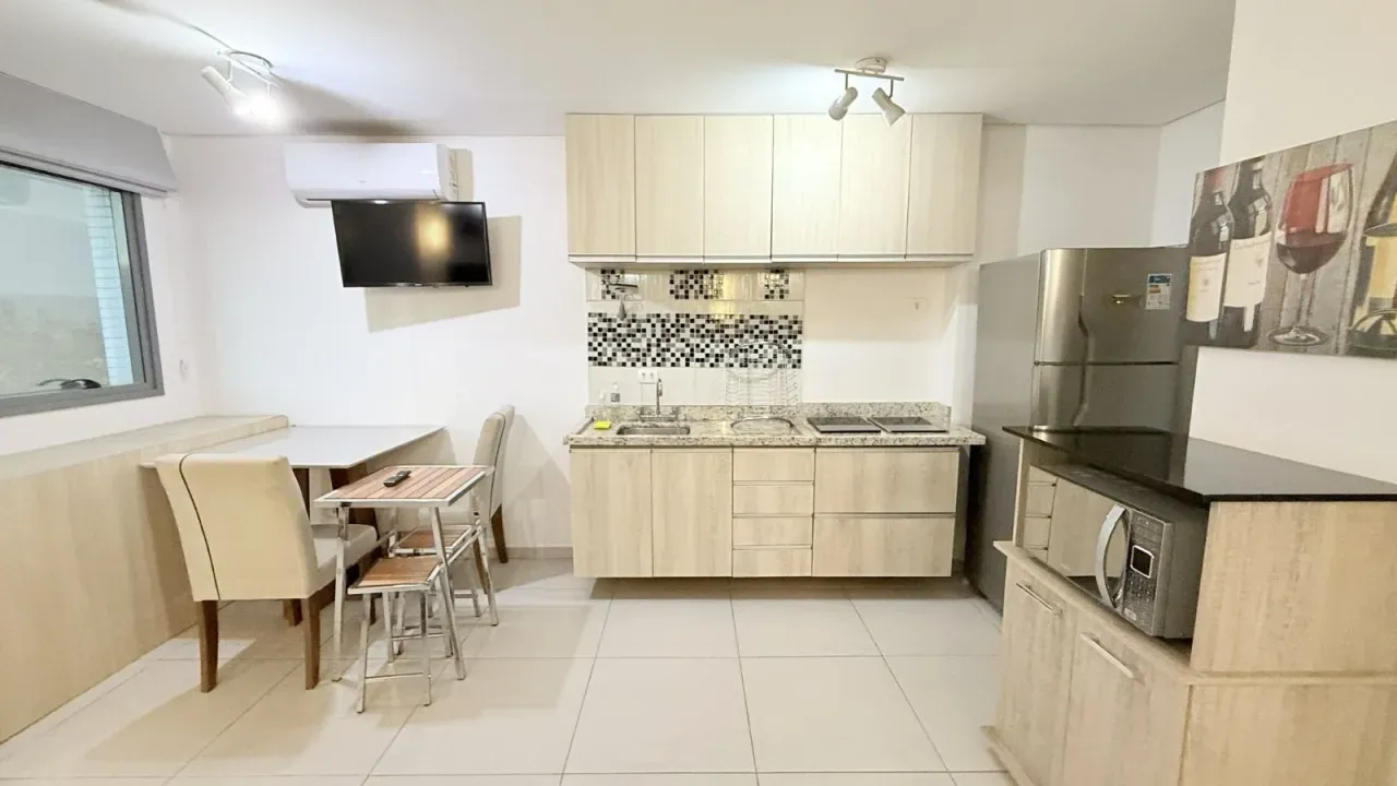 1 quarto e lareira: apartamento de 29 m²