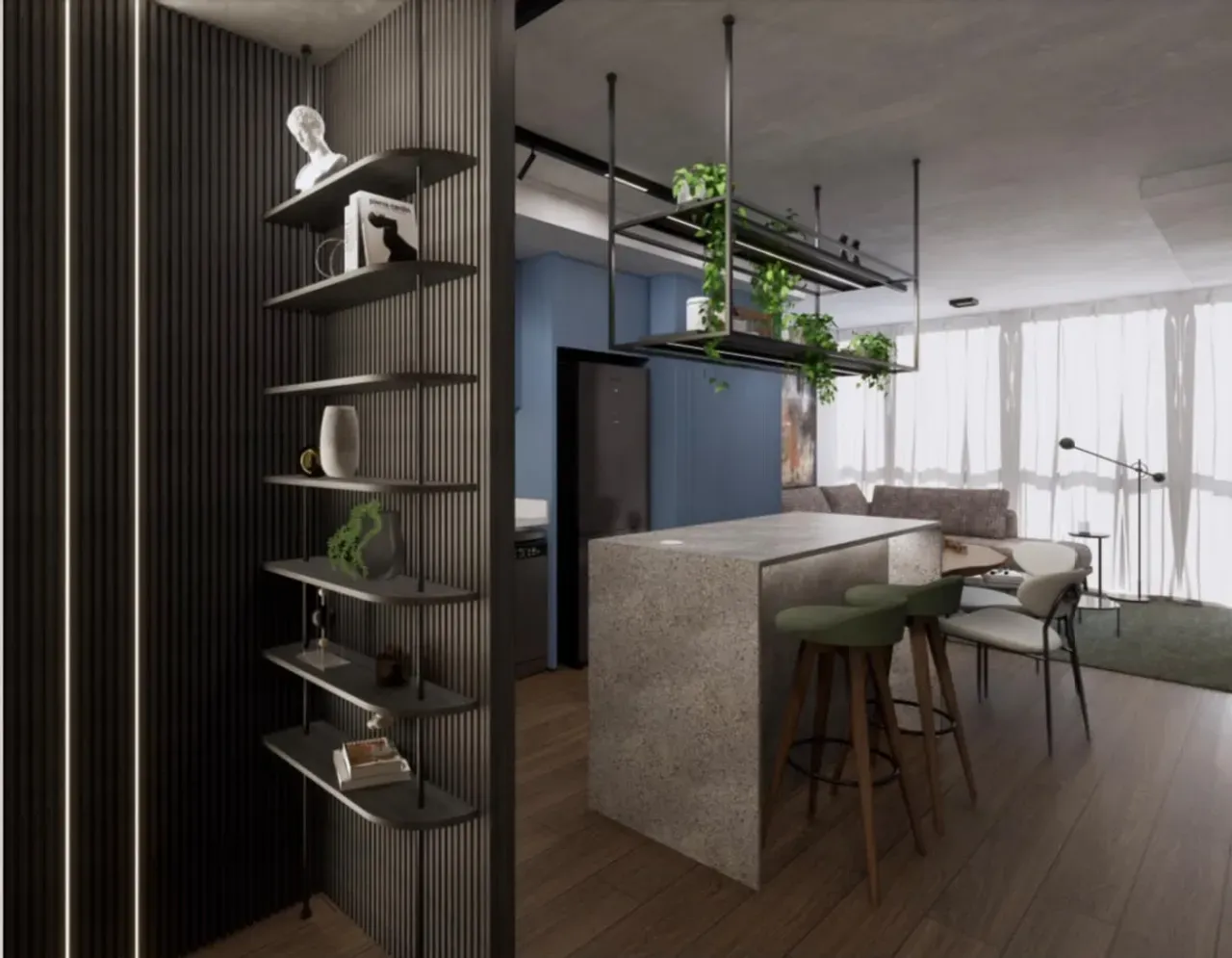 2 quartos e janelas do piso ao teto: apartamento de 84 m² — photo 29