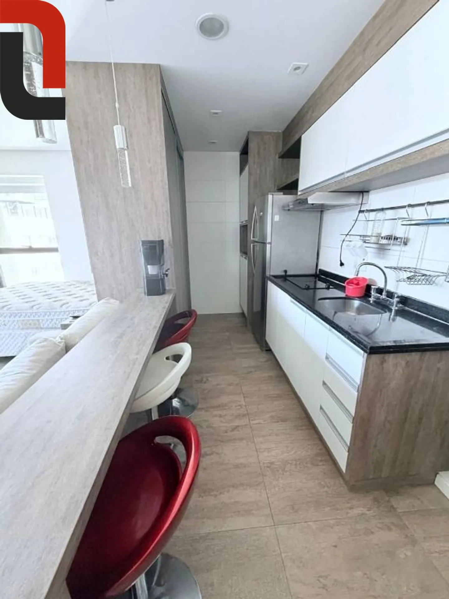 Furnished studio in a building with a sauna — photo 2