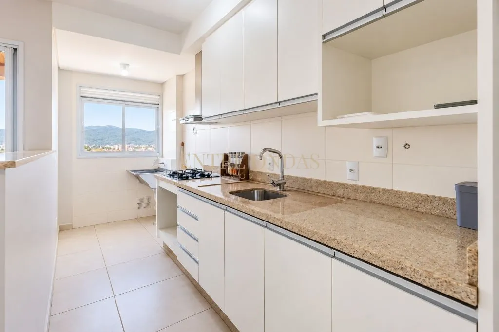 2-bedroom apartment with a grill on the balcony