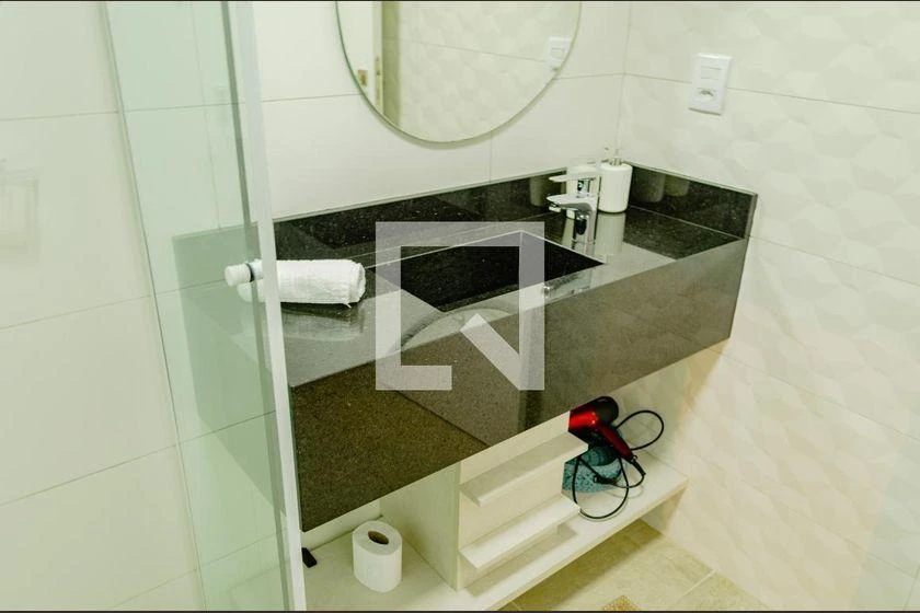 Furnished studio kitnet with kitchen-dining open plan — photo 10