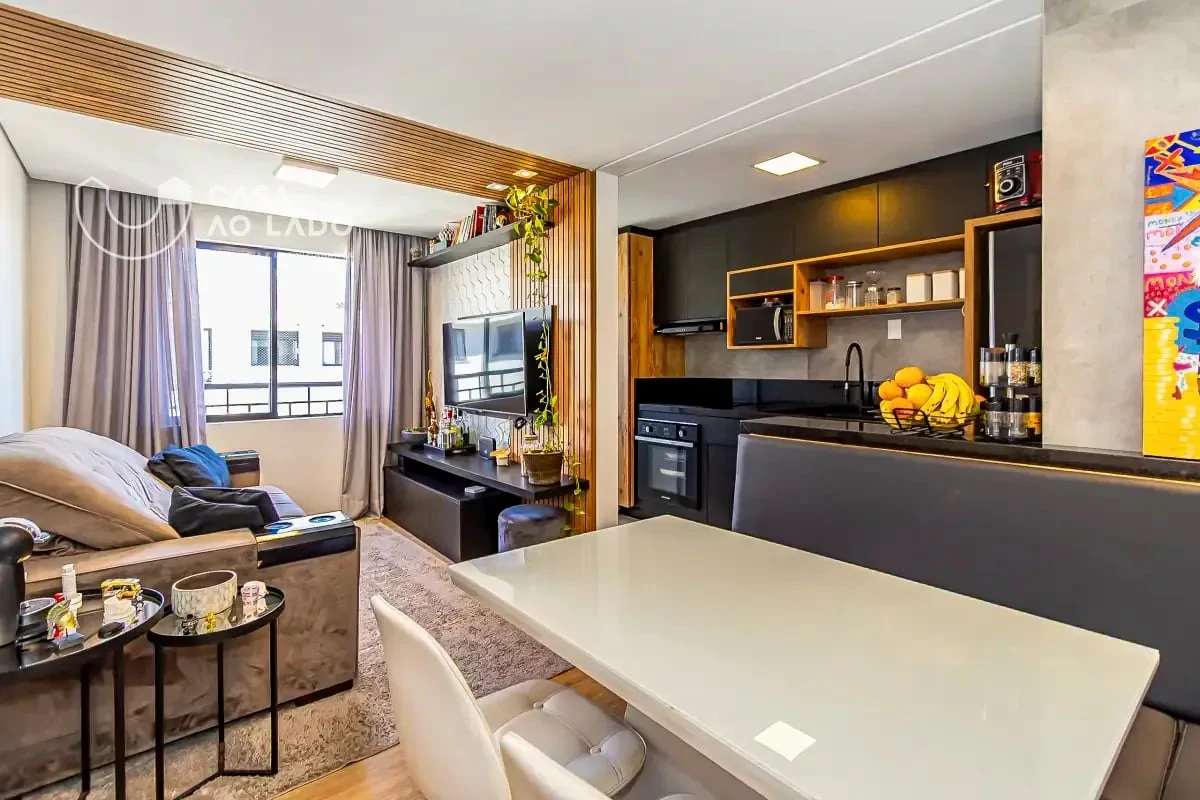 3-bedroom apartment with a washing machine in Curitiba — photo 2