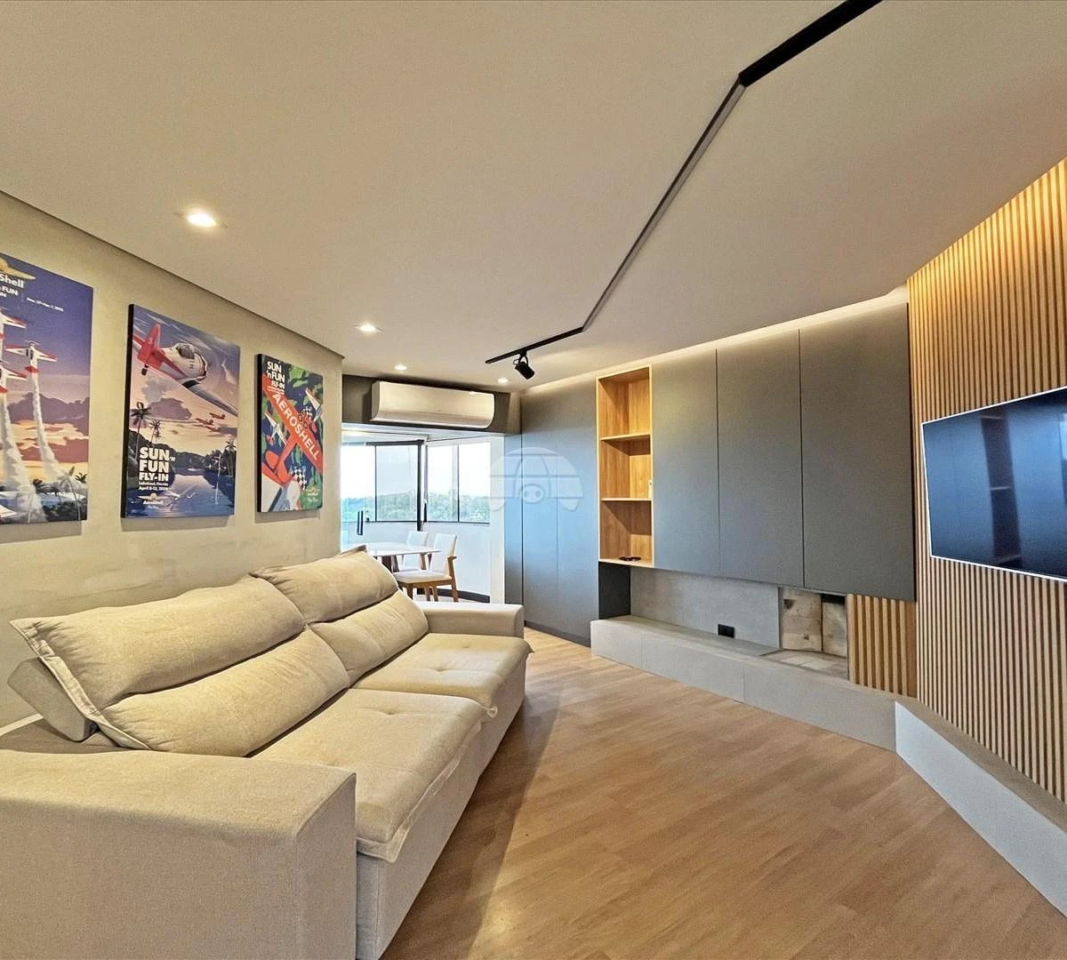 Furnished apartment, 108 m², with a grill on the balcony