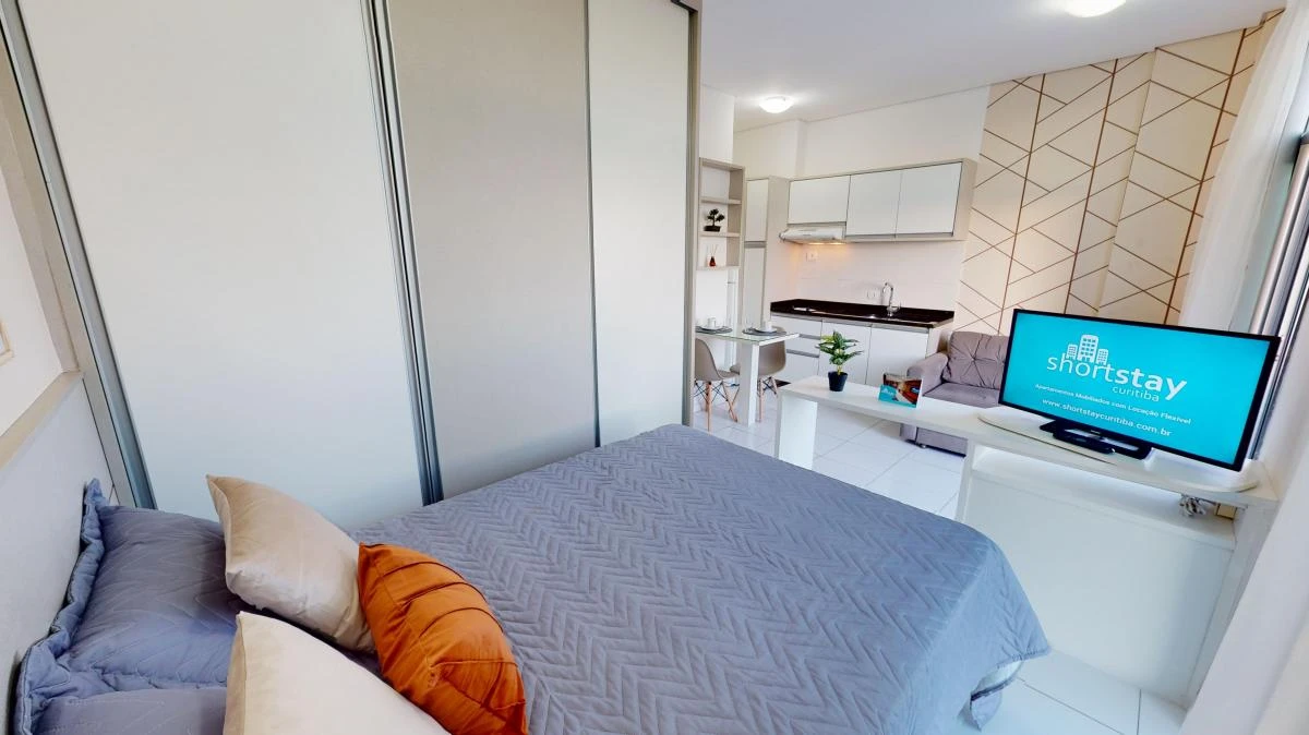 1 quarto e espaço de home office: apartamento de 25 m² — photo 16