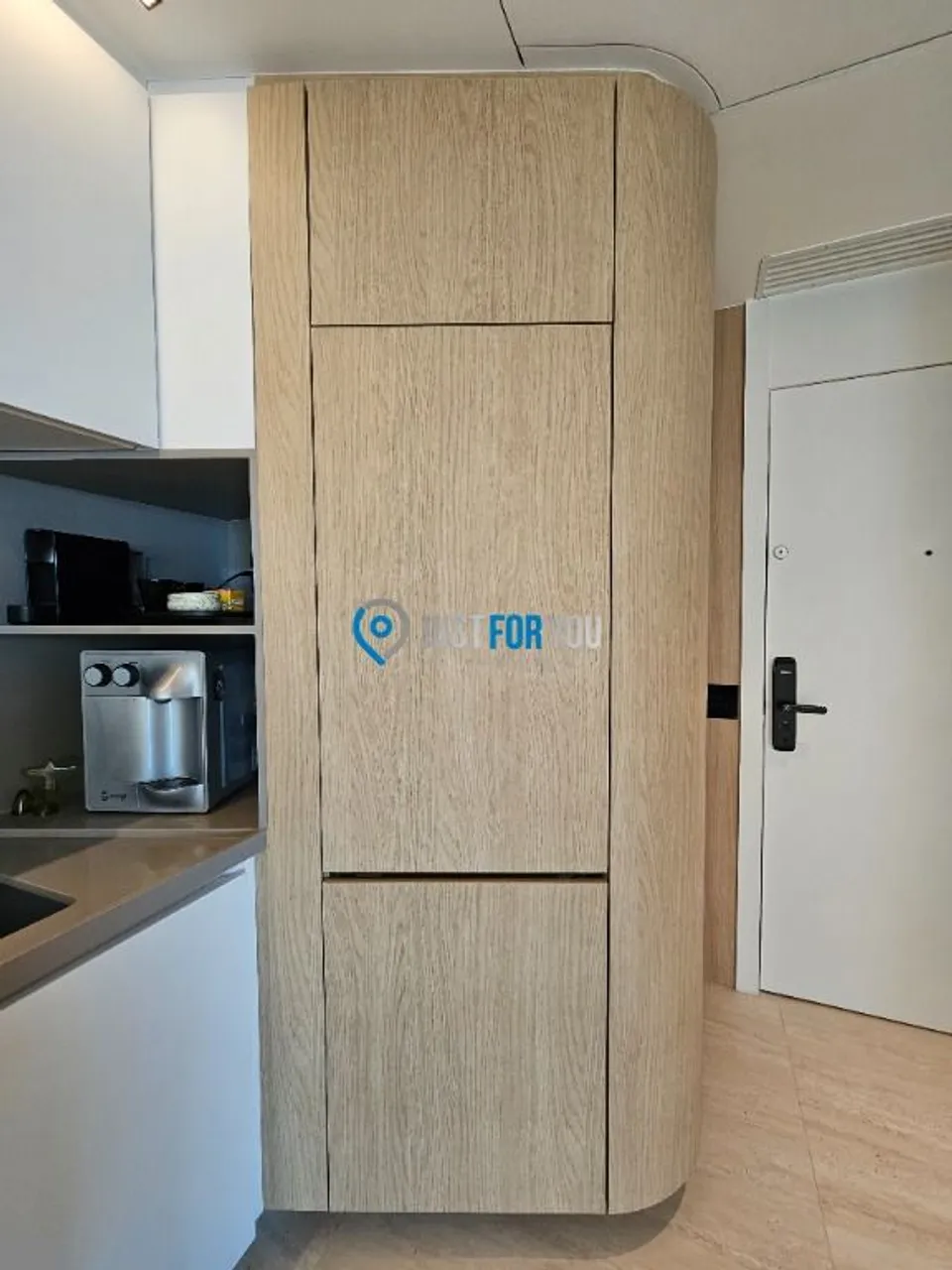 Furnished 1-bedroom apartment with an open-plan kitchen — photo 19