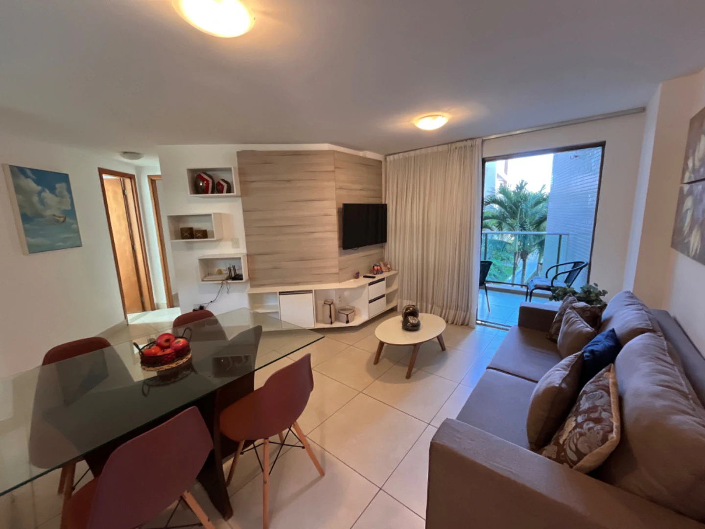 2-bedroom apartment with a home office in João Pessoa