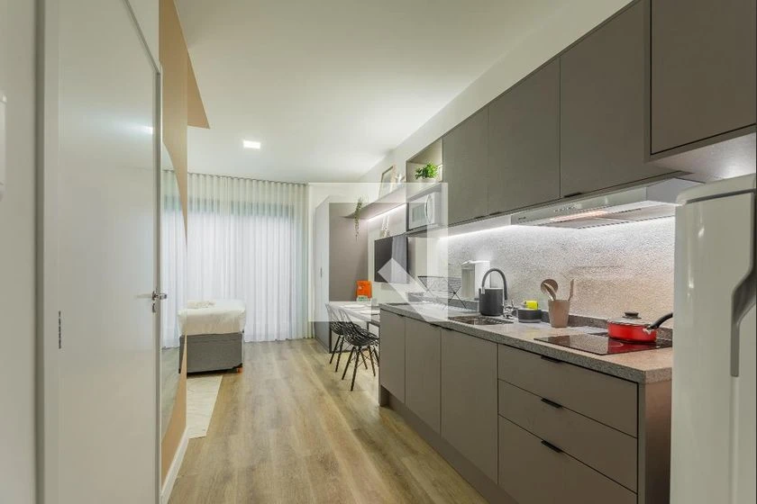 Furnished 1-bedroom apartment with open-plan kitchen — photo 4