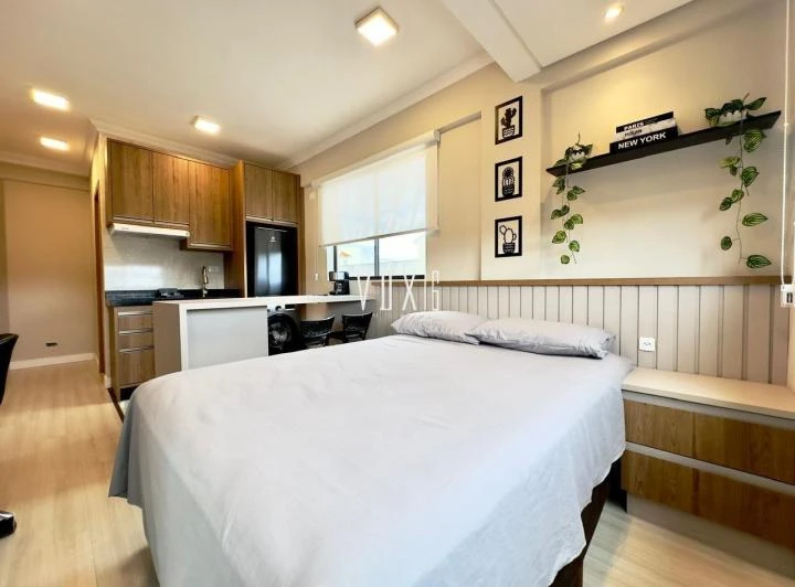 Furnished 34 m² loft with 1 bedroom and open kitchen — photo 2