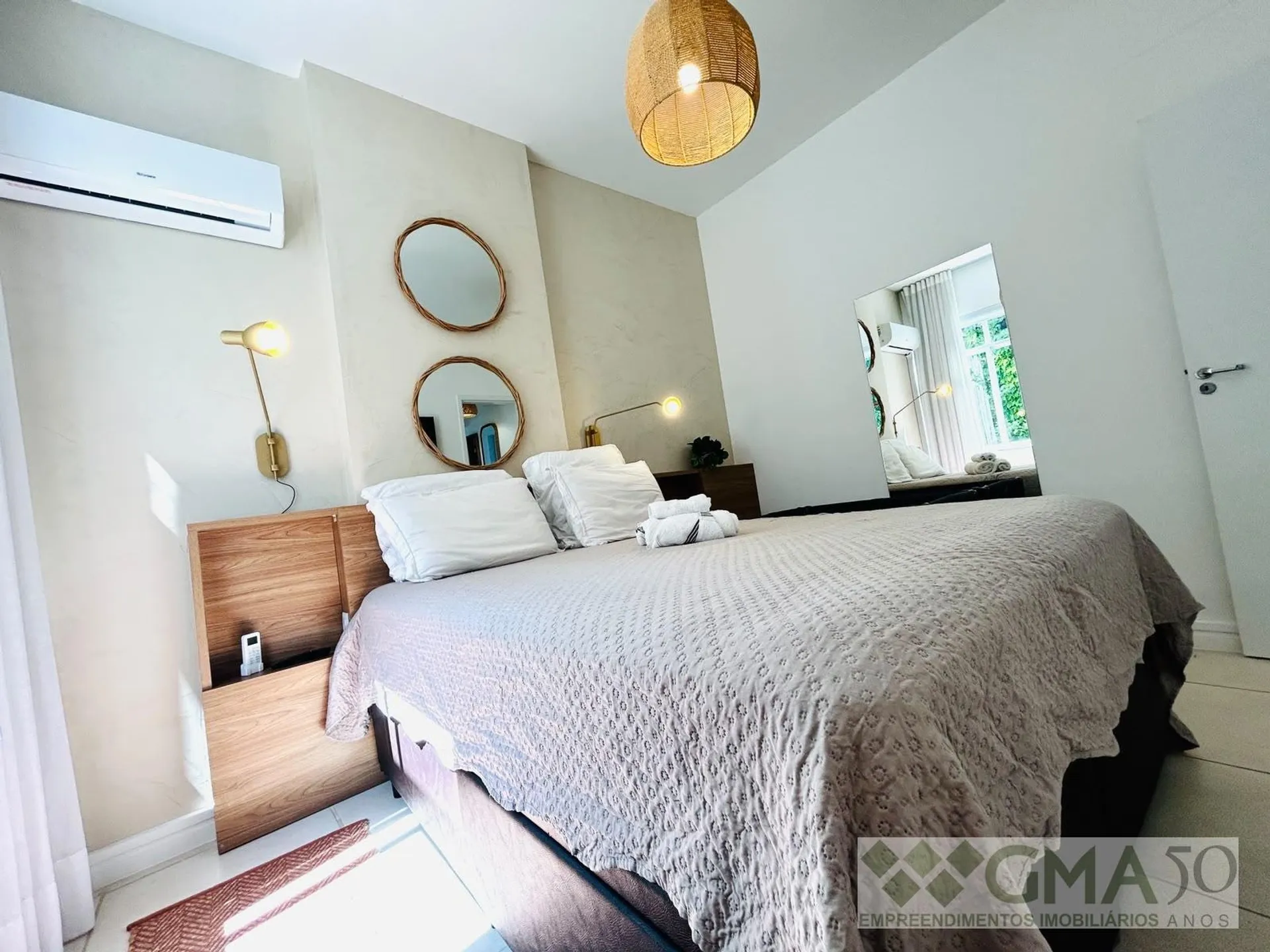 Furnished 90 m² apartment with 2 bedrooms and green views — photo 8