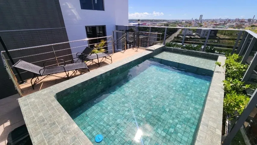 Apartamento mobiliado de 2 quartos em condomínio com piscina — photo 12