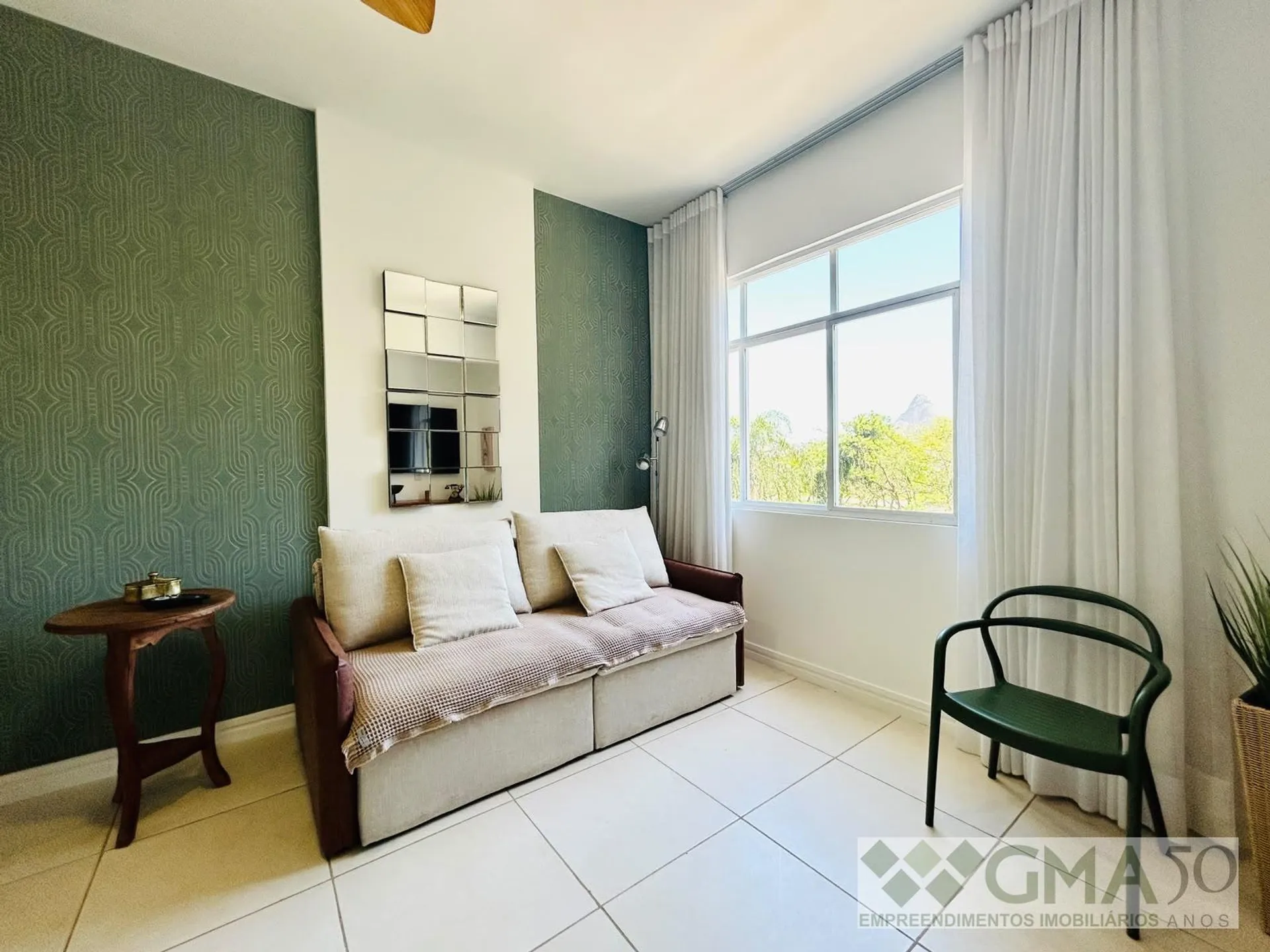 Furnished 90 m² apartment with 2 bedrooms and green views — photo 29