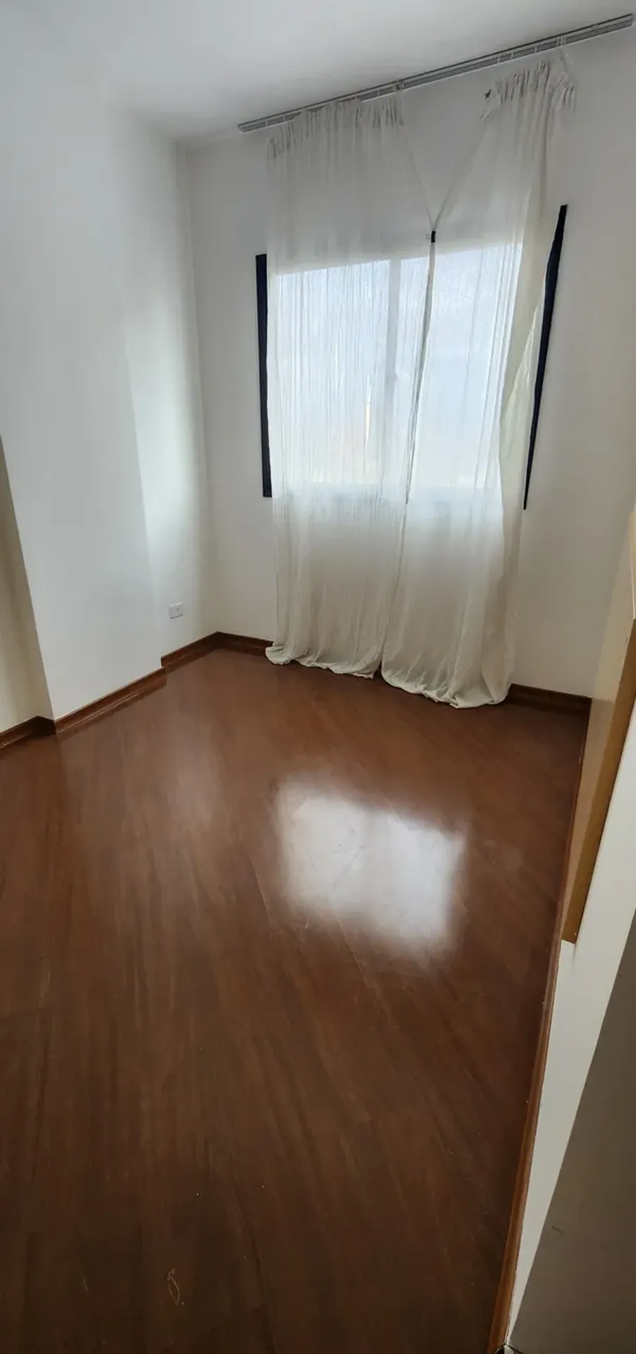 Wood or laminate floors in a one-bedroom apartment, 30 m² — photo 5