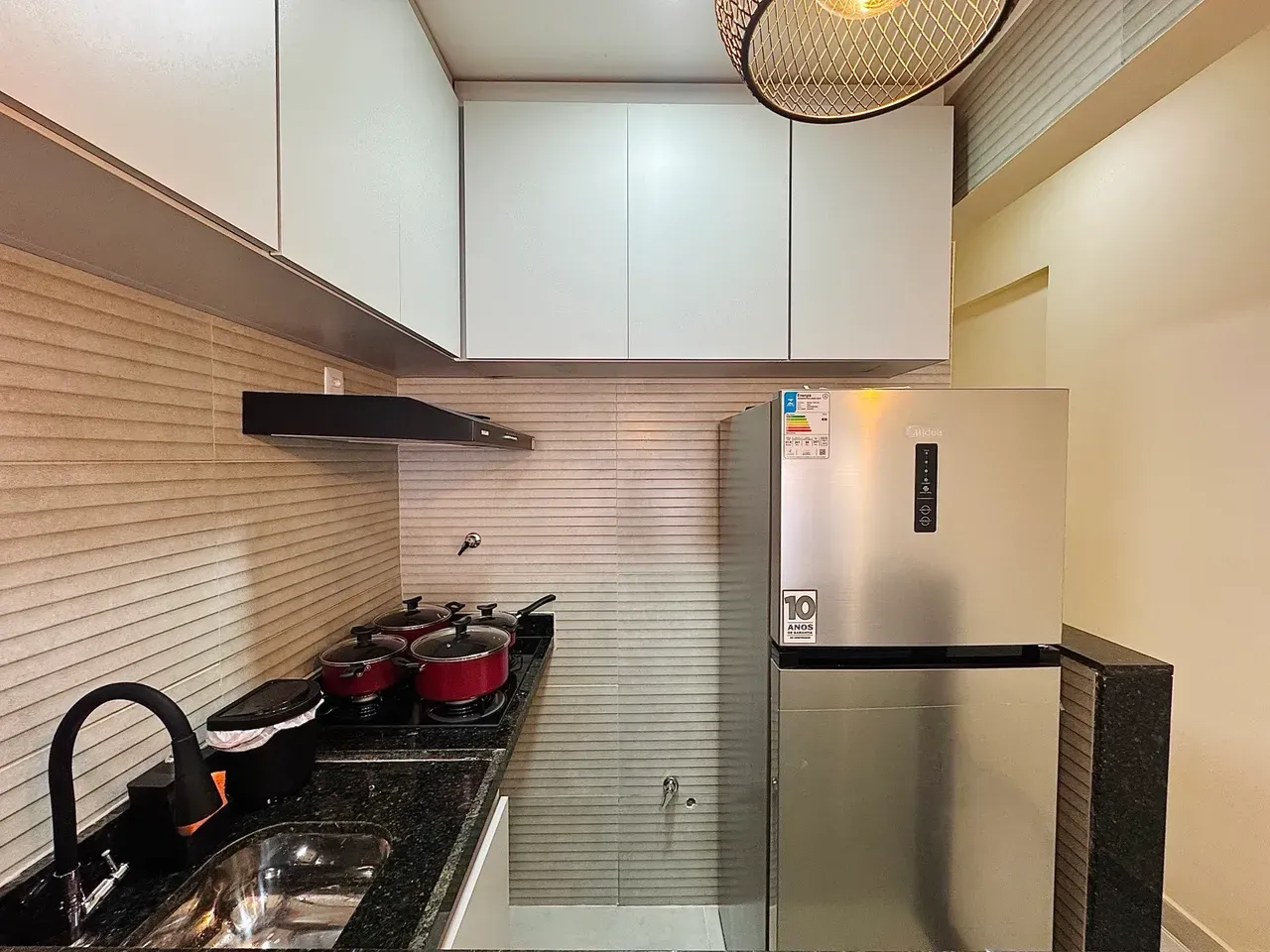 Apartamento mobiliado com cozinha aberta e 1 quarto — photo 6