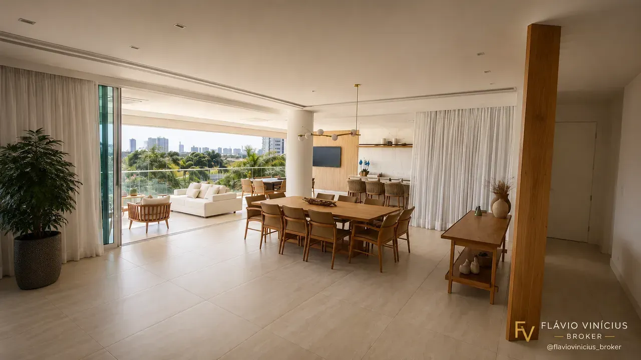 Furnished apartment with 3 bedrooms and a glass balcony — photo 5