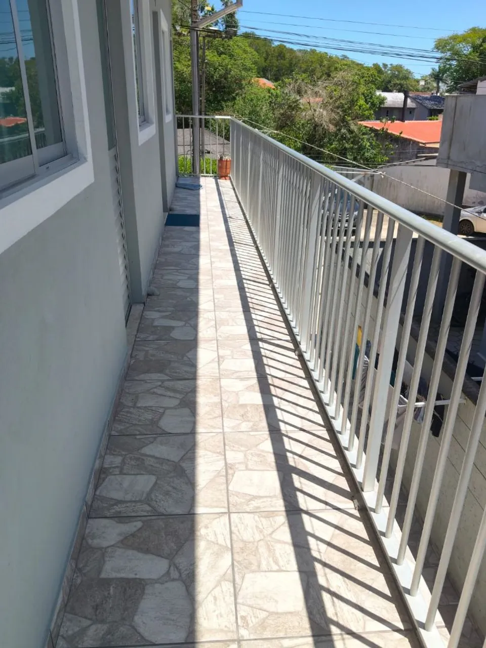 Unfurnished studio kitnet with 1 bedroom and balcony