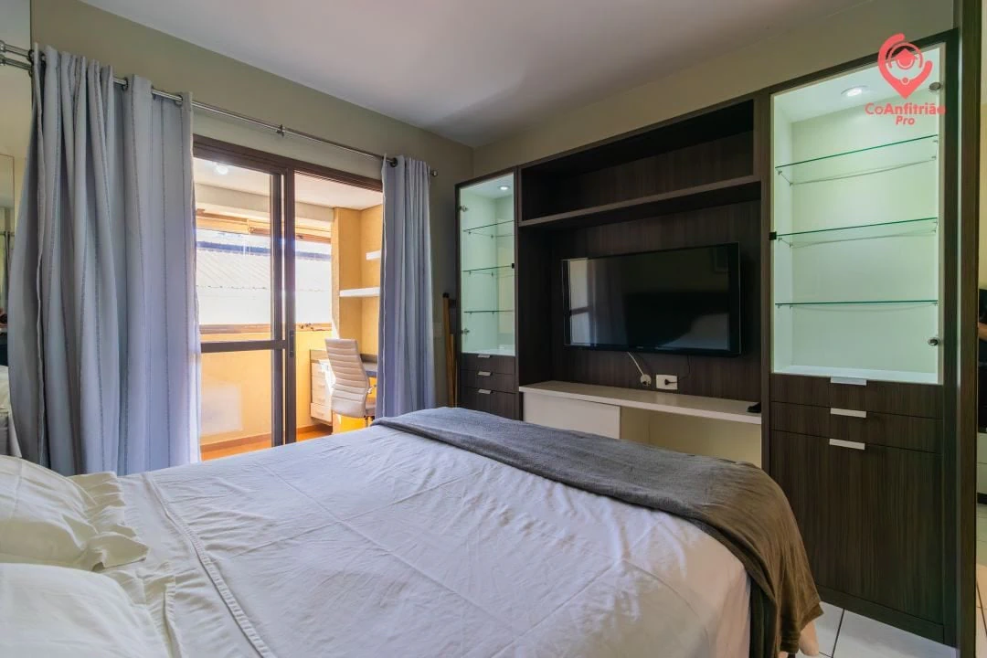 Apartamento mobiliado de 1 quarto em condomínio com academia — photo 8