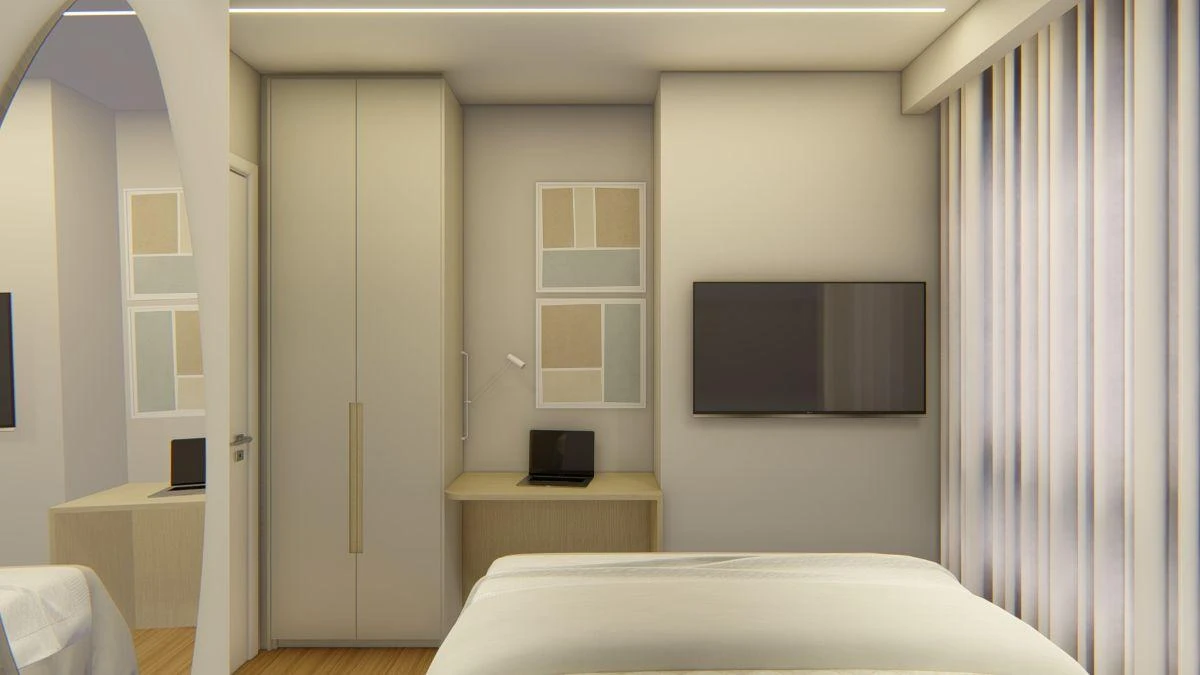 Furnished 137 m² apartment with a glassed-in balcony — photo 3