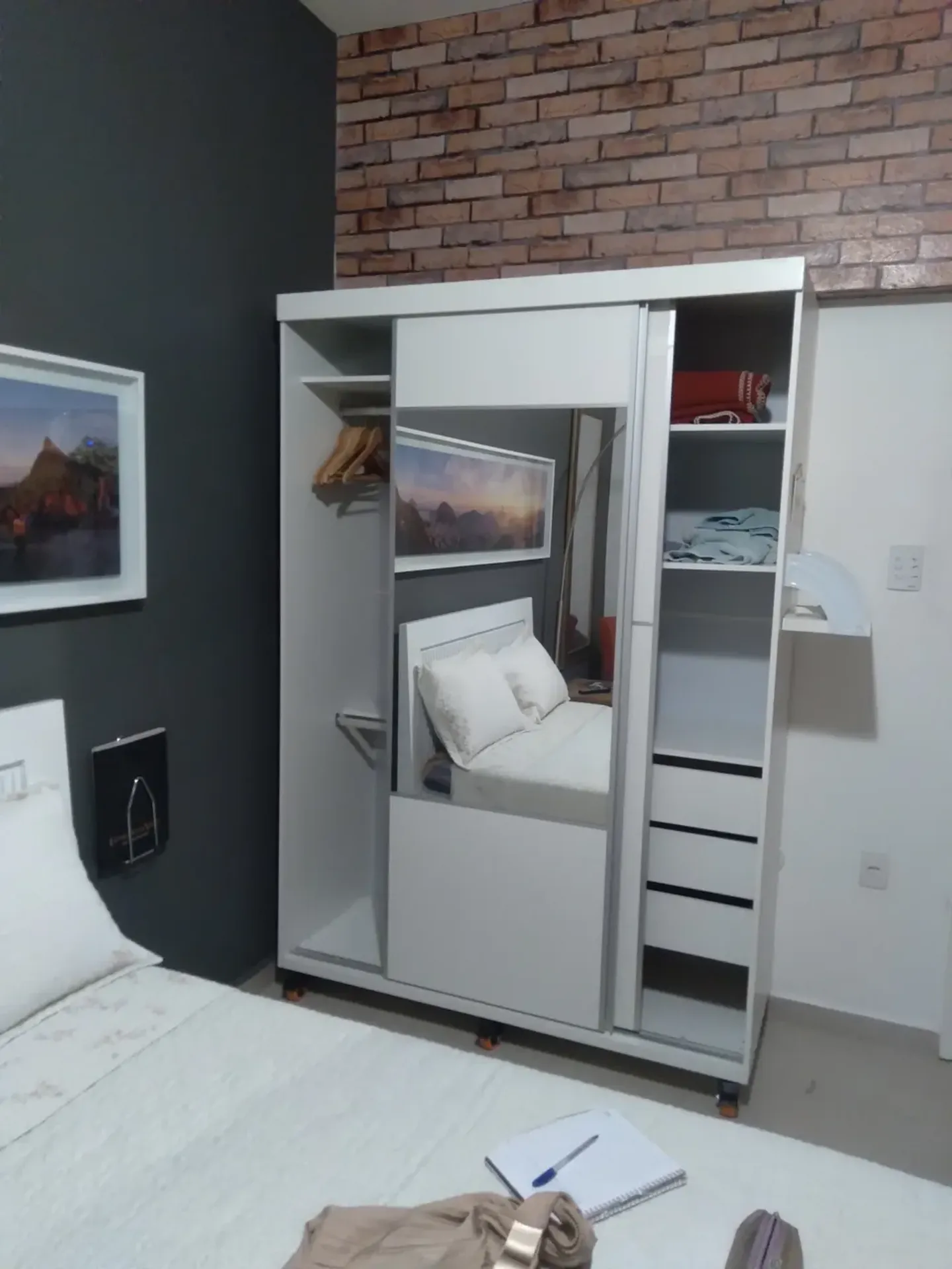 Floor-to-ceiling windows in a one-bedroom apartment, 30 m² — photo 10