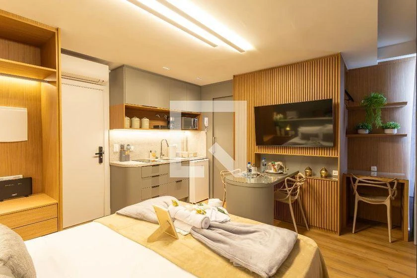 Furnished studio, 24 m², with floor-to-ceiling windows — photo 12