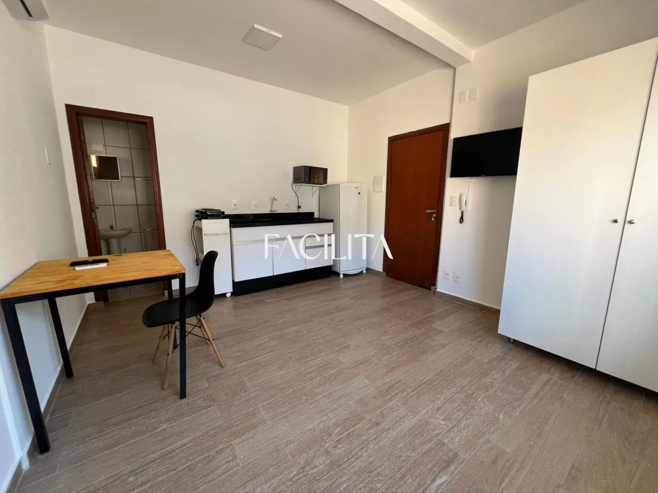 20 m² studio on the 1st floor with 1 bathroom