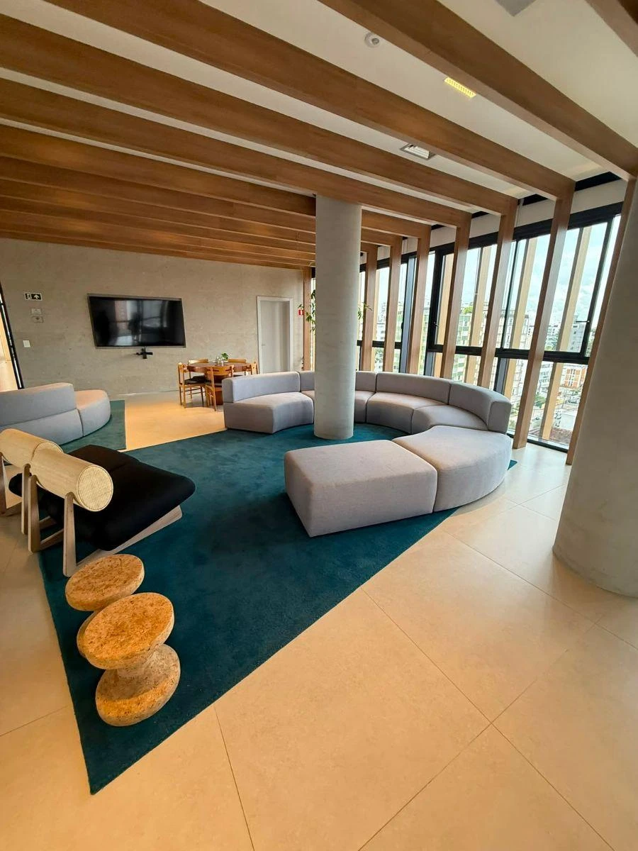 Furnished apartment, 53 m², with floor-to-ceiling windows — photo 6