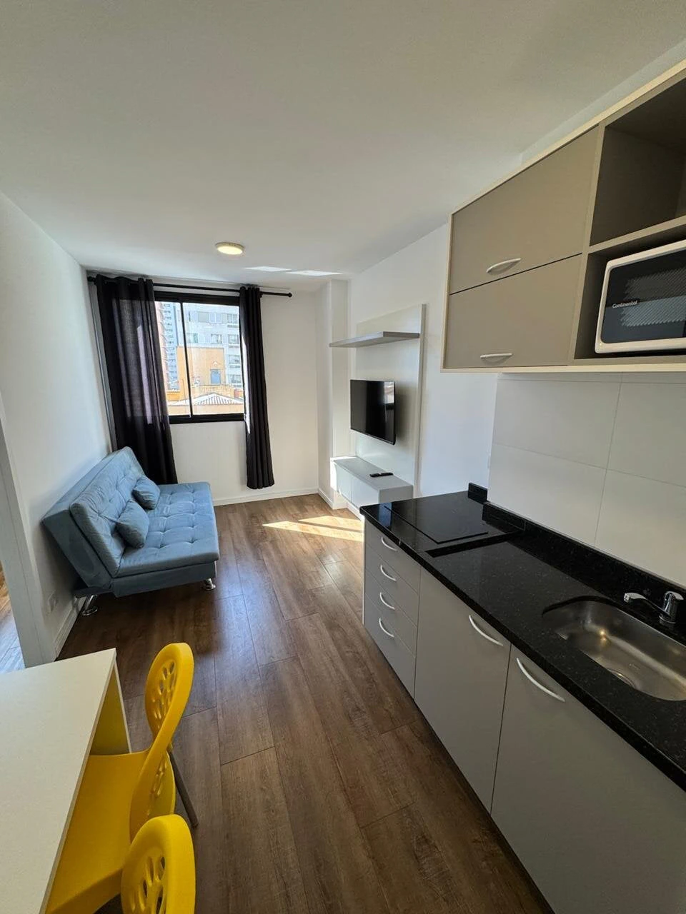 Home office in a one-bedroom apartment, 29 m² — photo 11