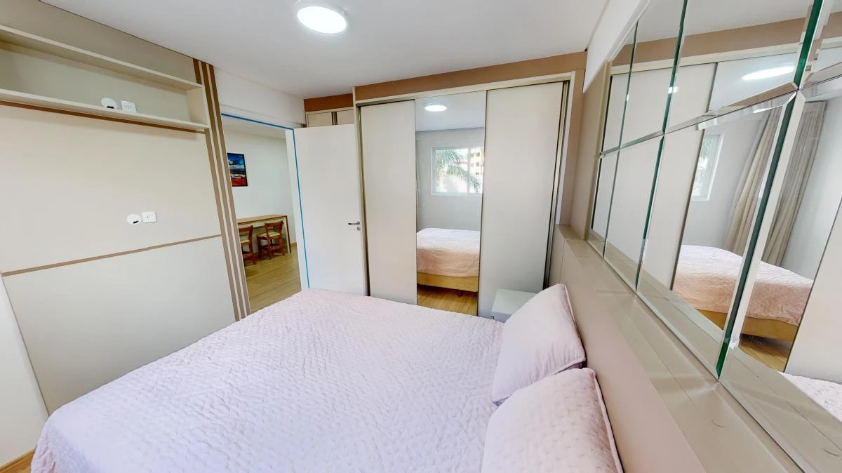 One-bedroom apartment with a washing machine in Curitiba — photo 9