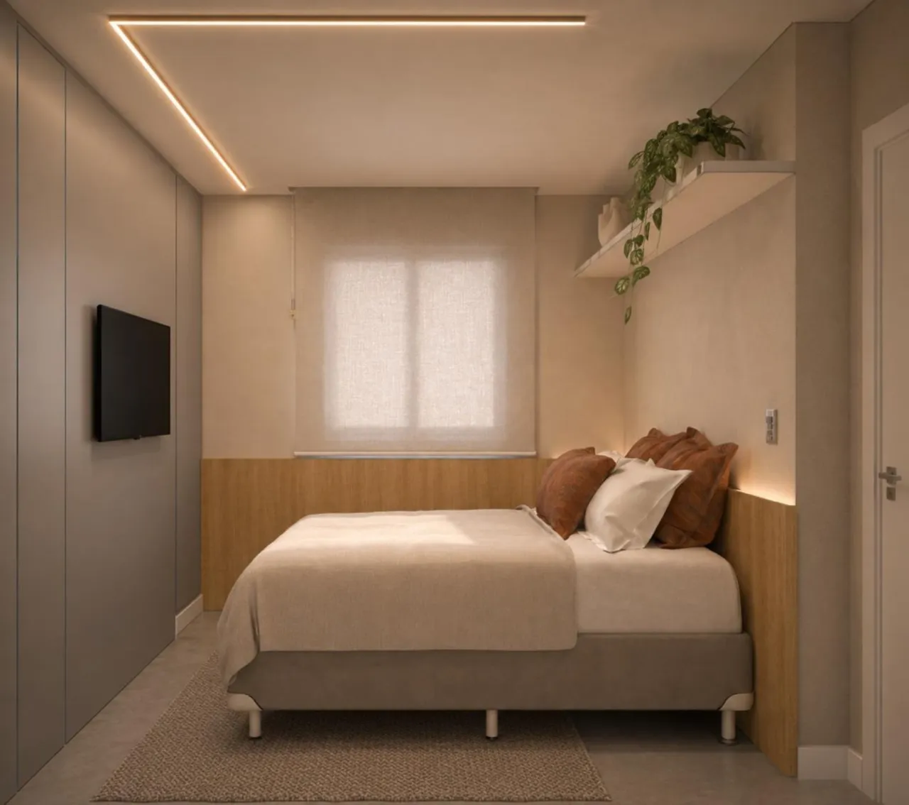 Condominium house with 3 bedrooms and open-plan kitchen — photo 9