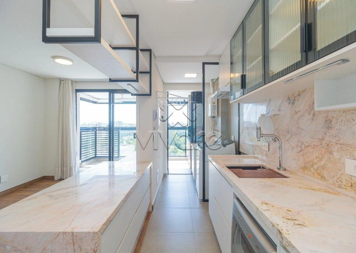 2-bedroom apartment with a grill on the balcony in Curitiba — photo 5