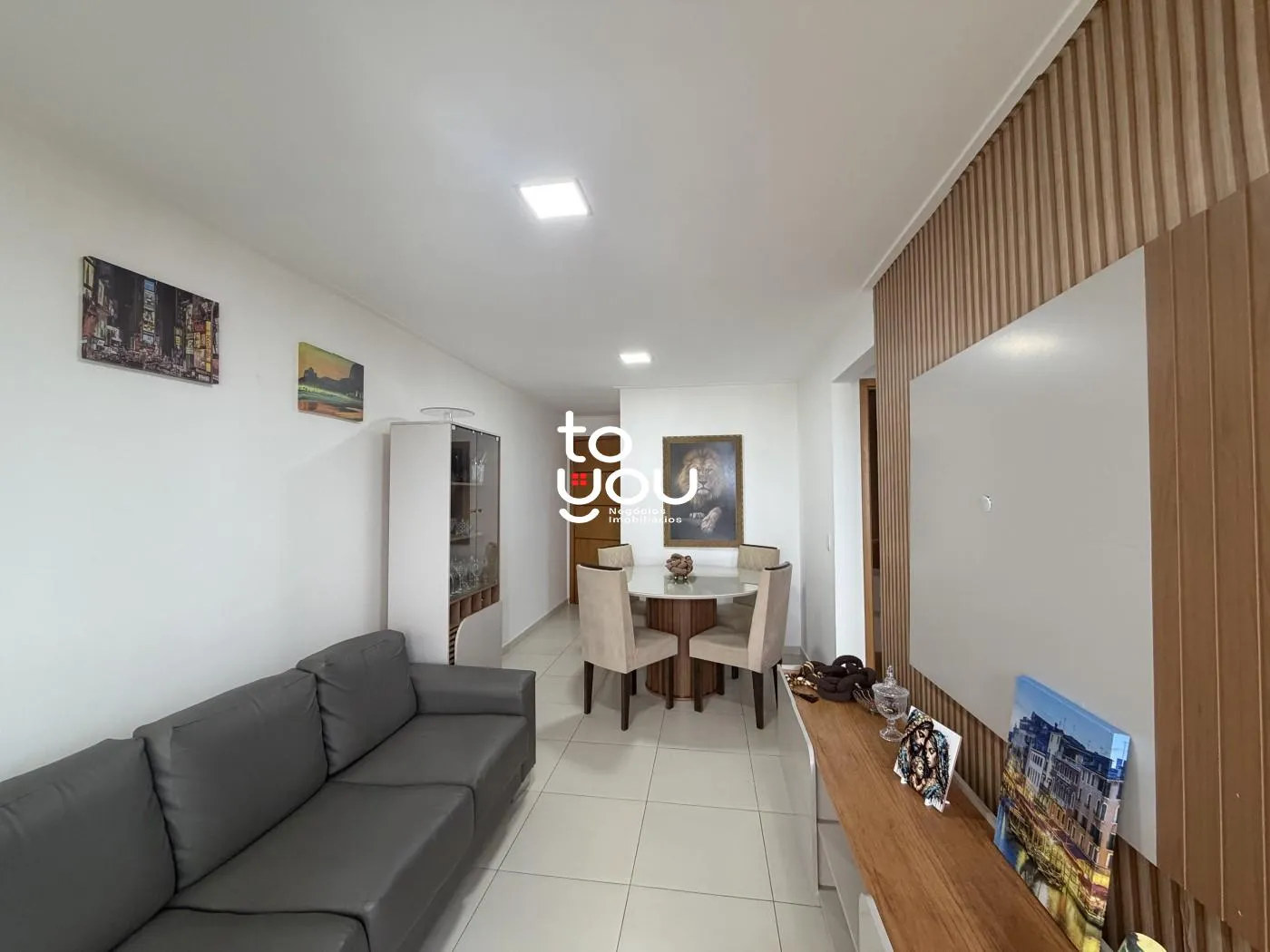 62 m² apartment with 2 bedrooms and 1 parking space