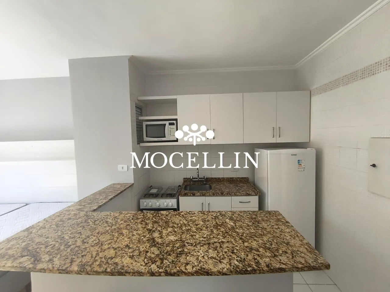 Apartamento mobiliado de 27 m² com 1 dormitório