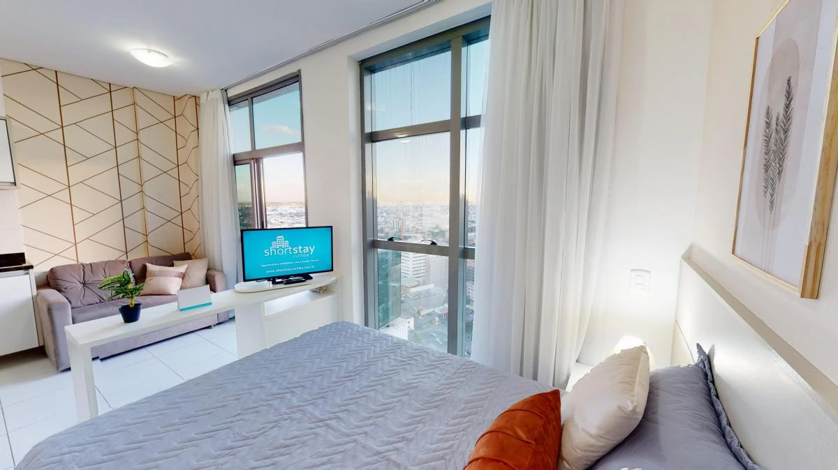 1 quarto e espaço de home office: apartamento de 25 m² — photo 2