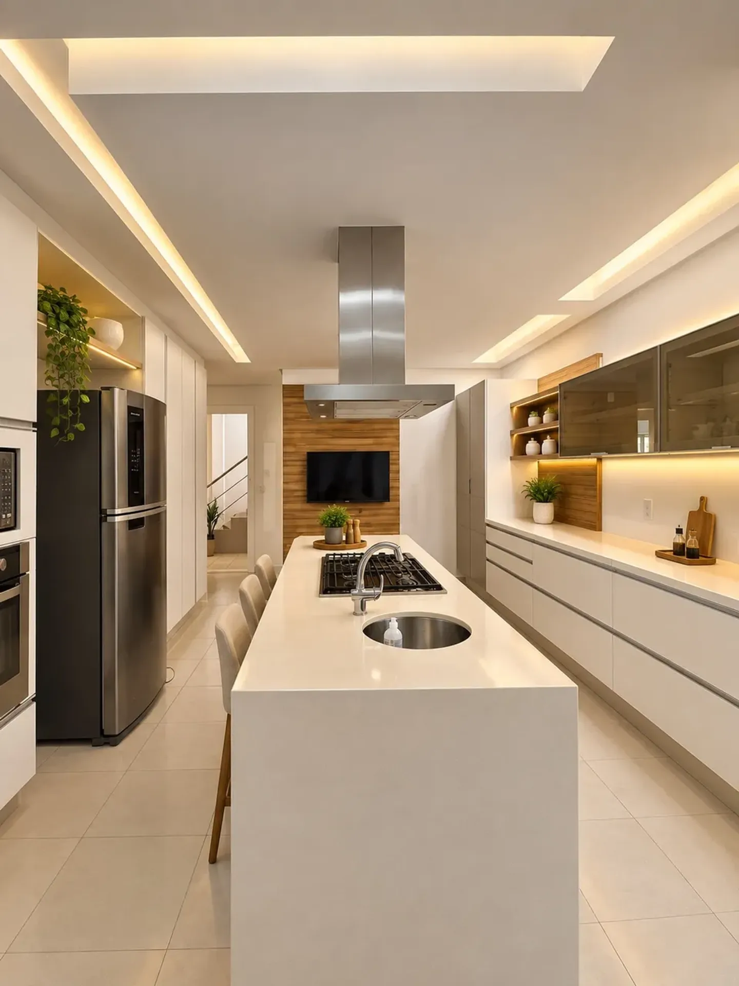 Furnished house with 4 en-suite bedrooms and open kitchen — photo 2