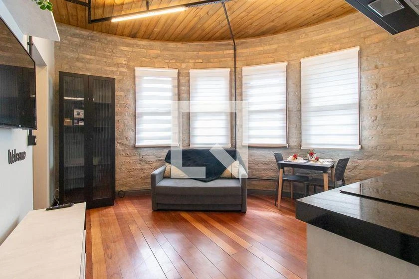 One-bedroom apartment with a washing machine in Curitiba — photo 5