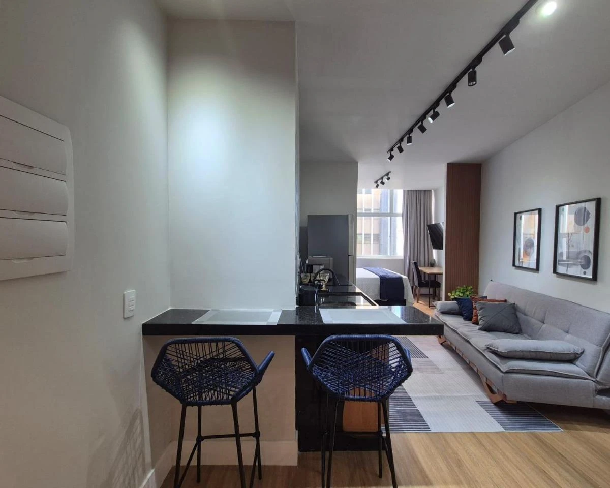 Furnished apartment, 30 m², with a washing machine — photo 2