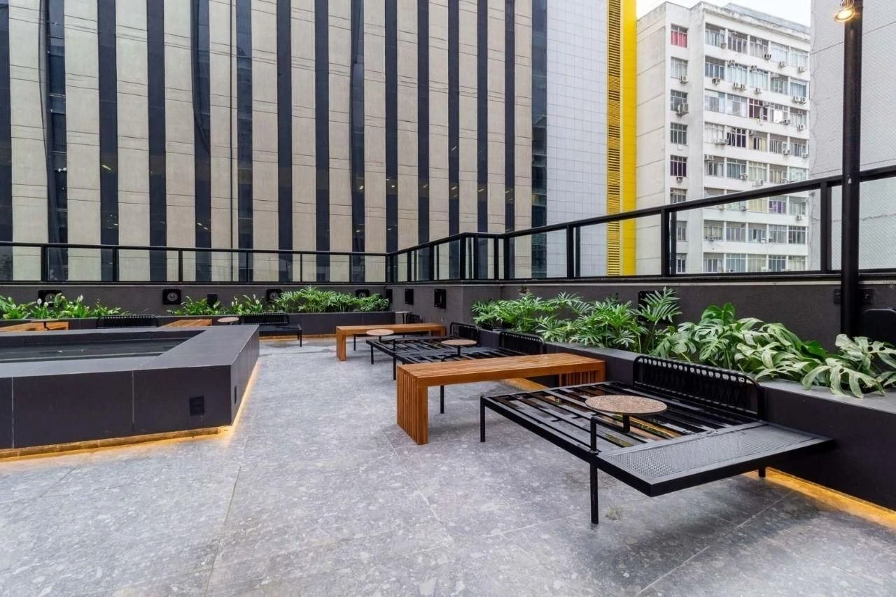 Jacuzzi y 1 dormitorio: departamento de 30 m² — photo 9
