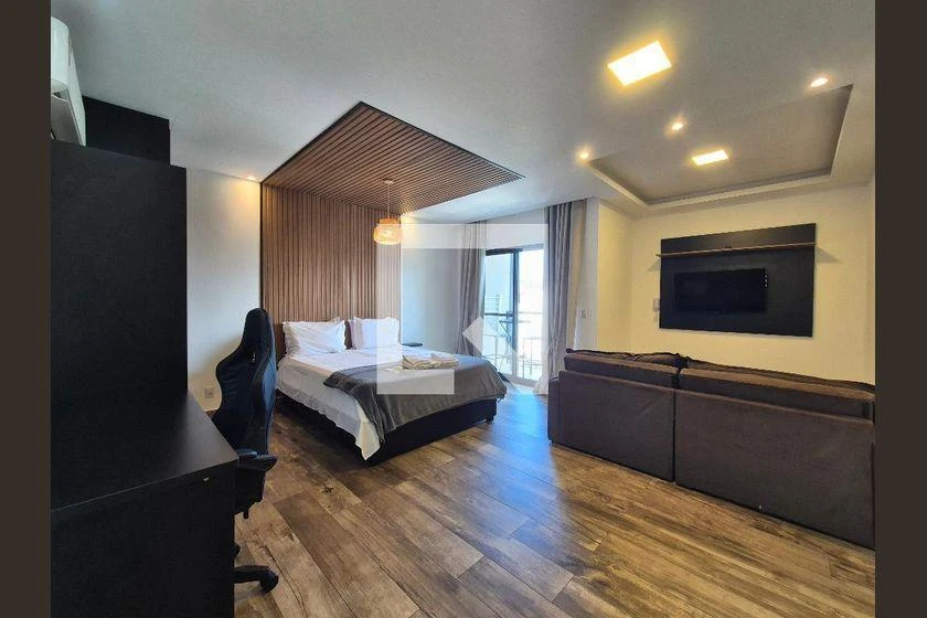 Kitnet amueblada de 48 m² con 1 dormitorio y balcón — photo 3