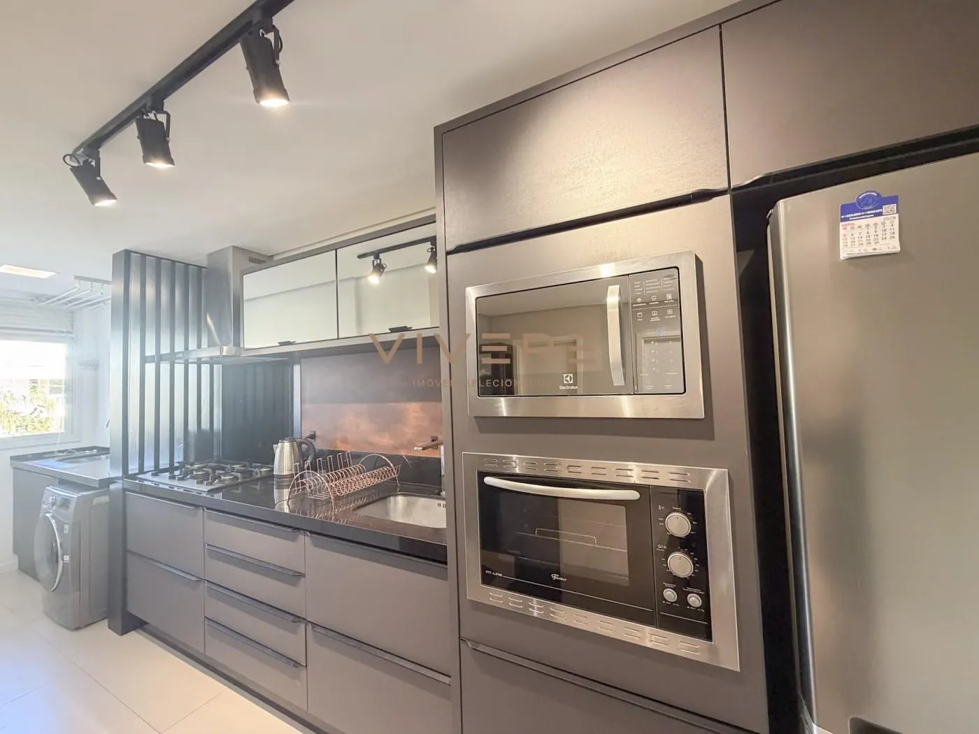 Furnished apartment with 2 bedrooms and open-plan kitchen